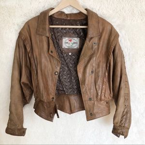 VINTAGE VERA PELLE LEATHER JACKET